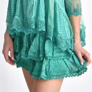 NWT Muche Muchette Coquette Skort Emerald